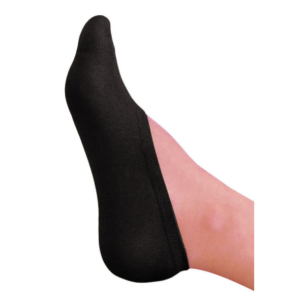 Bas chaussettes couvre pieds noir 